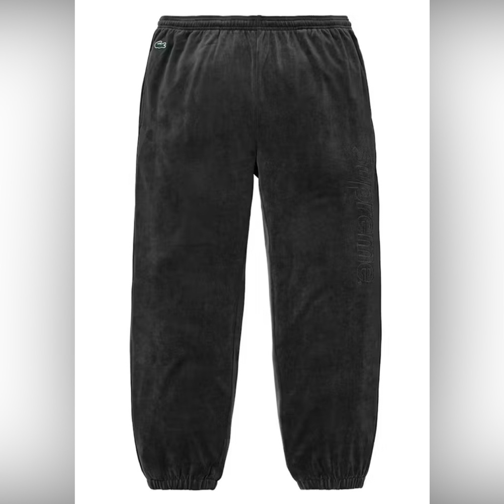 COPY - Supreme LACOSTE Velour Track Pant
Black